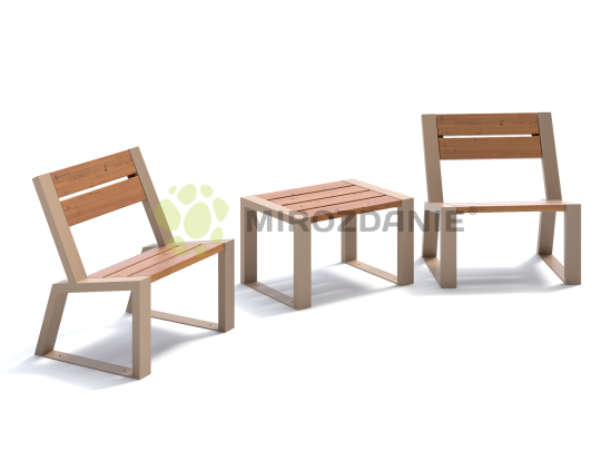 Фото 6 Скамейки со столом садово-парковые «Cafe №2» 1600, г.Барнаул 2021