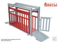 Весы для животных с клеткой