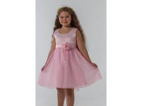 Праздничные розовые платья для девочек