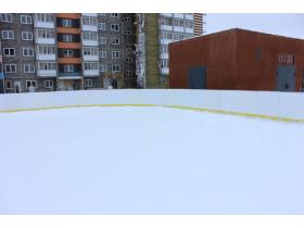 Стеклопластиковый хоккейный корт 60×30 метра