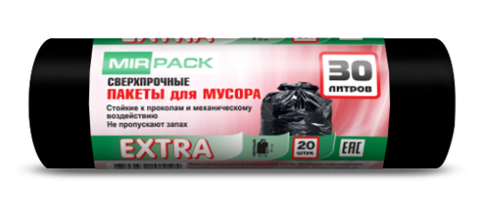 579925 картинка каталога «Производство России». Продукция Мешки мусорные 30 литров, 20 штук, черные, г.Жуков 2022