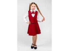 Фото 1 Бордовые школьные костюмы для девочек, г.Тюмень 2022