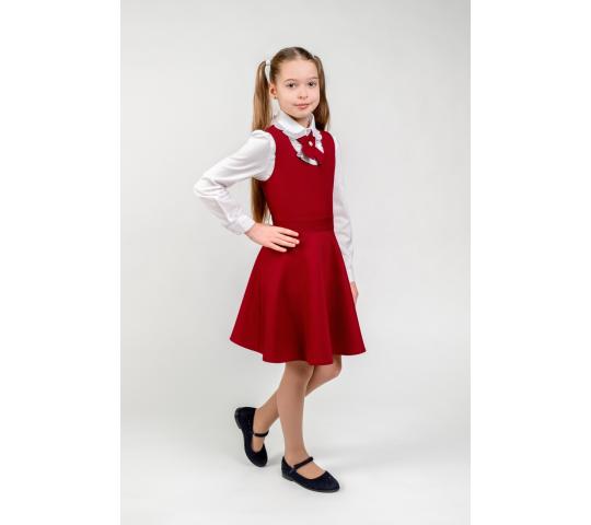 Фото 5 Бордовые школьные костюмы для девочек, г.Тюмень 2022