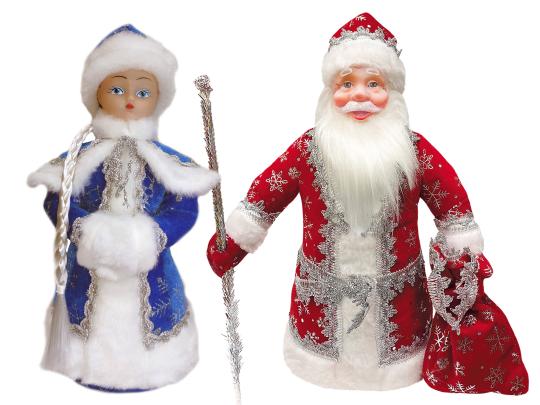 Фото 3 Дед Мороз и Снегурочка – куклы под ёлку мягконабивные 2022