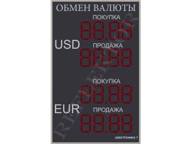 Табло валют Электроника7-1110-162