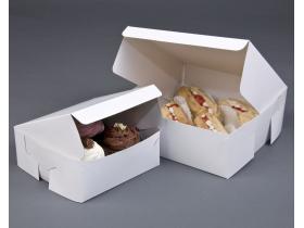 Коробки под пирожные из 1-слойного картона