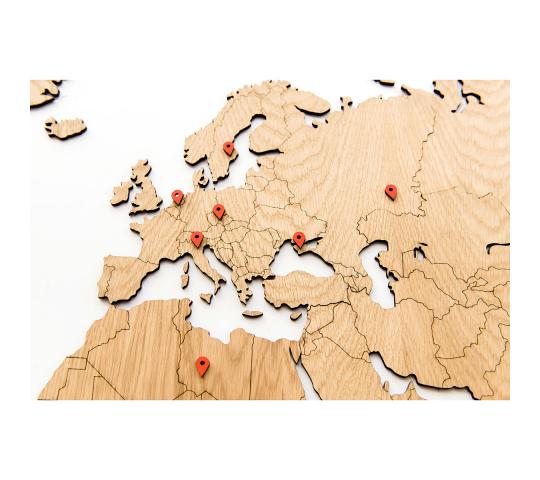 Фото 4 Декоративная карта «World Map True Puzzle», г.Самара 2022