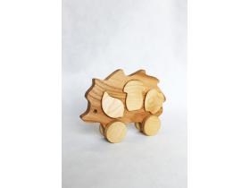 Каталка-сортер «Ежик» деревянный с магнитами