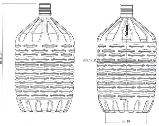 Фото 2 Пэт-бутыль для воды 19 литров, г.Солнечногорск 2022