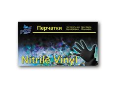 Фото 1 Перчатки нитриловые Nitrile Vinyl 100 шт. черные, г.Москва 2022