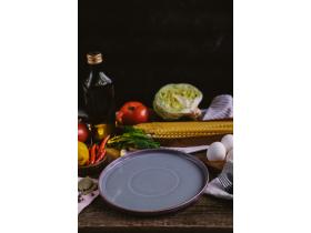 Скандинавская плоская тарелка 24 см