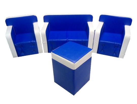 Фото 73 Детская игровая мебель Комфорт синий / белый 2022