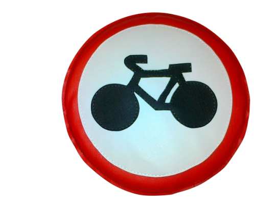 Фото 48 Мягкий модуль Дорожный знак запрет движения на велосипеде 2022