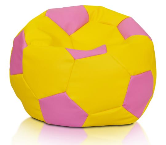 Фото 36 Кресло Мяч желтый/розовый 2022