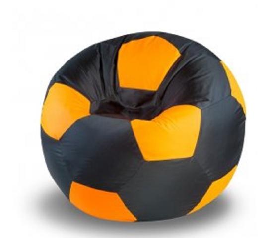 Фото 75 Кресло Мяч черный/оранжевый 2022