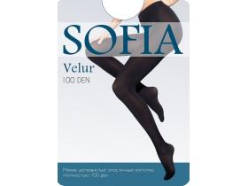 Черные теплые колготки «SOFIA»