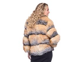 Женские меховые куртки из меха лисы