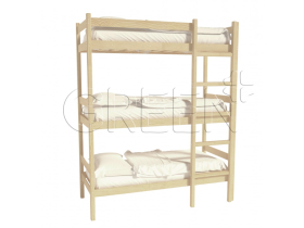 Трёхъярусные кровати деревянные