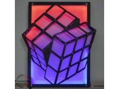 Фото 1 Панно кубик рубика при освещении 2022