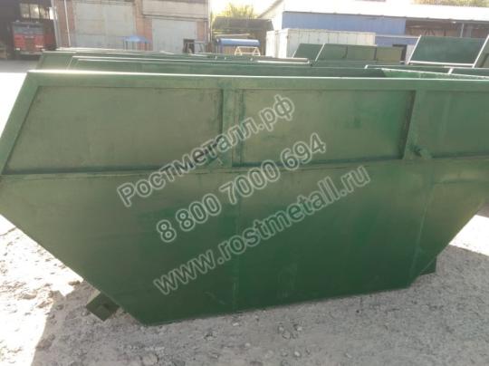 Фото 5 Бункер контейнер для мусора объемом 8 м3, г.Таганрог 2022