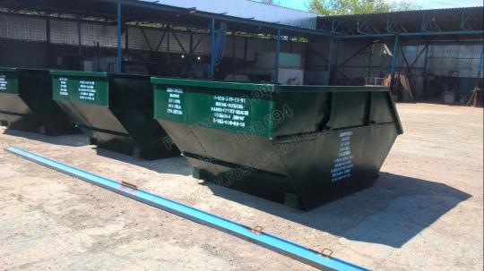 Фото 7 Бункер контейнер для мусора объемом 8 м3, г.Таганрог 2022