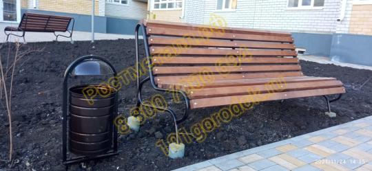 Фото 12 Парковые скамейки со спинкой, г.Таганрог 2022