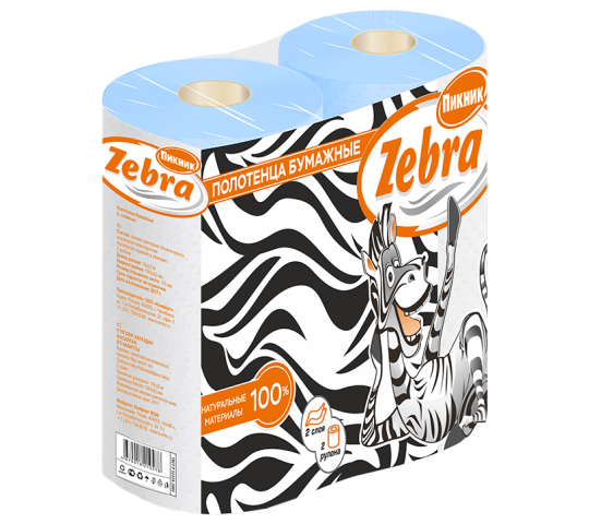 Фото 2 Бумажные полотенца «Zebra», г.Челябинск 2022