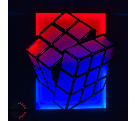 Фото 3 Панно кубик рубика без освещения 2022