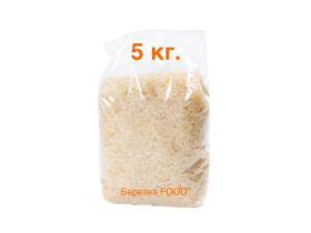 Рис длиннозёрный пропаренный 5 кг. Березка FOOD