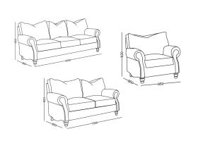Комплект «Винтаж» (диван+кресло)