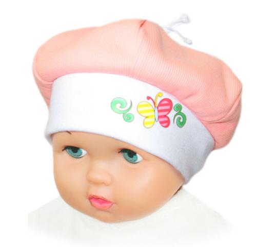 Фото 2 детская трикотажная шапочка для девочки 2014