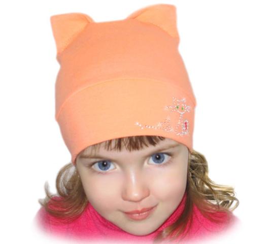 Фото 7 детская трикотажная шапочка для девочки 2014