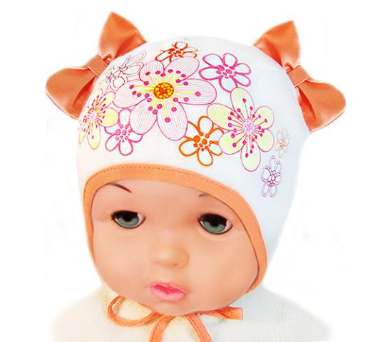 Фото 18 детская трикотажная шапочка для девочки 2014