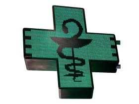 Аптечный светодиодный крест