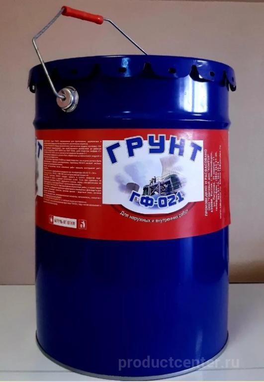 Грунт ГФ-021 ГОСТ серый 25 кг от производителя ООО «ТД Контур». Каталог ...