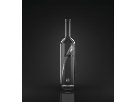 Бутылка стеклянная для алкогольных напитков