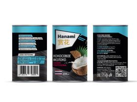 Кокосовое молоко (17% -19% жирности) «Hanami»