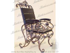 Кресло садовое кованое «Виноград»