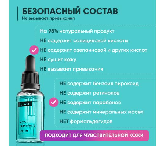 Фото 6 Сыворотка для лица от прыщей «Acne Remove», г.Чебоксары 2022