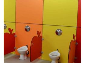Сантехнические перегородки в детские туалеты
