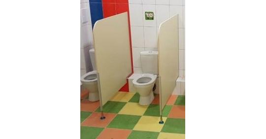 Фото 2 Сантехнические перегородки в детские туалеты, г.Москва 2022