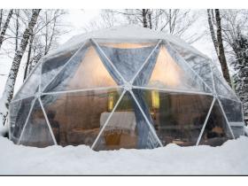 Сферический шатер для глэмпинга