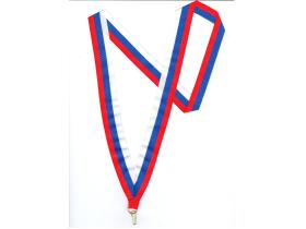 лента медальная, лента для бейджа с логотипом и карабинами