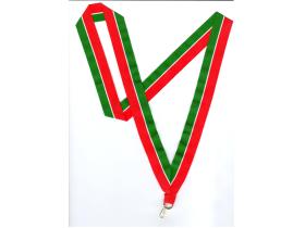лента медальная, лента для бейджа с логотипом и карабинами