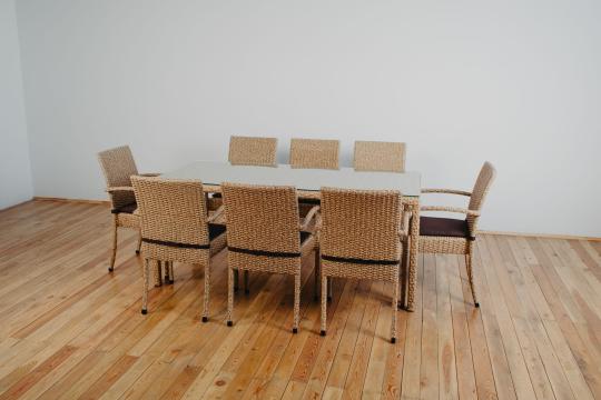 Фото 4 Столы плетеные обеденные, г.Новосибирск 2022