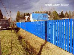 Фото 1 Забор из евроштакетника, г.Москва 2023