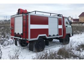 Автоцистерна пожарная АЦ-0.8 на базе УАЗ 330365