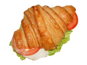 Сэндвич на круассане с курицей
