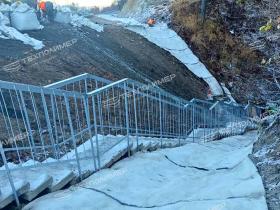 На автодороге «Байкал» строители использовали гибкое бетонное полотно «ТехПолимер»