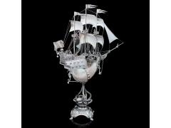 Фото 1 Корабль сувенирный из серебра «Белая жемчужина», г.Москва 2023